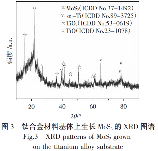 生物醫用鈦材料表面MoS?/HA涂層的制備優化與性能耦合研究——浸漬提拉-高溫煅燒法制備高結晶度MoS?涂層,對比分析兩種涂層的微觀形貌與功能特性,為鈦基植入體機械性能與生物活性協同提升提供實驗數據 生物醫用鈦材料表面MoS?/HA涂層的制備優化與性能耦合研究——浸漬提拉-高溫煅燒法制備高結晶度MoS?涂層,對比分析兩種涂層的微觀形貌與功能特性,為鈦基植入體機械性能與生物活性協同提升提供實驗數據